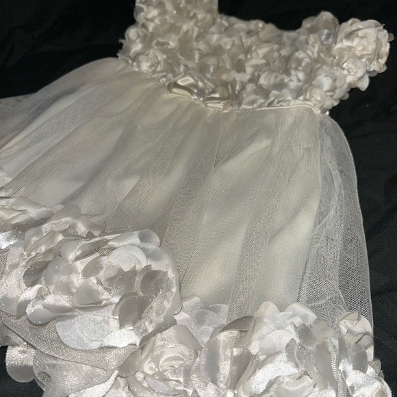 Nannette White Floral Kids Formal Dress - Picture 2 of 9